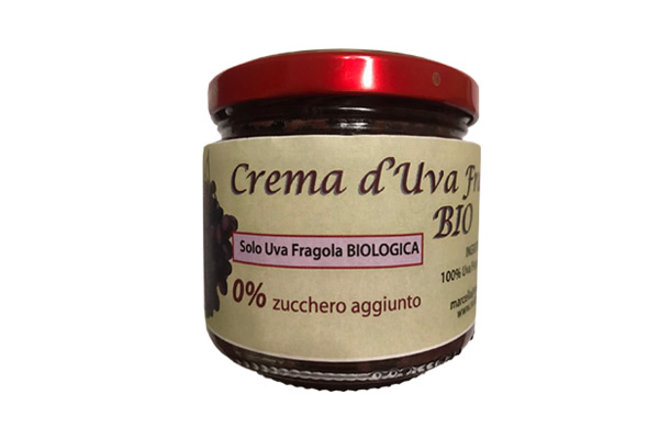 Crema di Uva Fragola Biologica - g 250